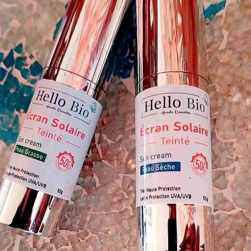 Ecran solaire teinté