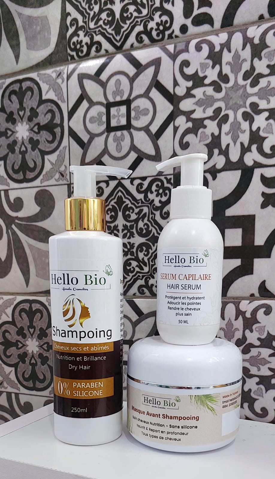 Coffret soin capillaire lissant et hydratant en profondeur
